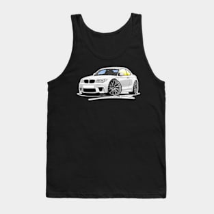 BMW 1M Coupe White Tank Top